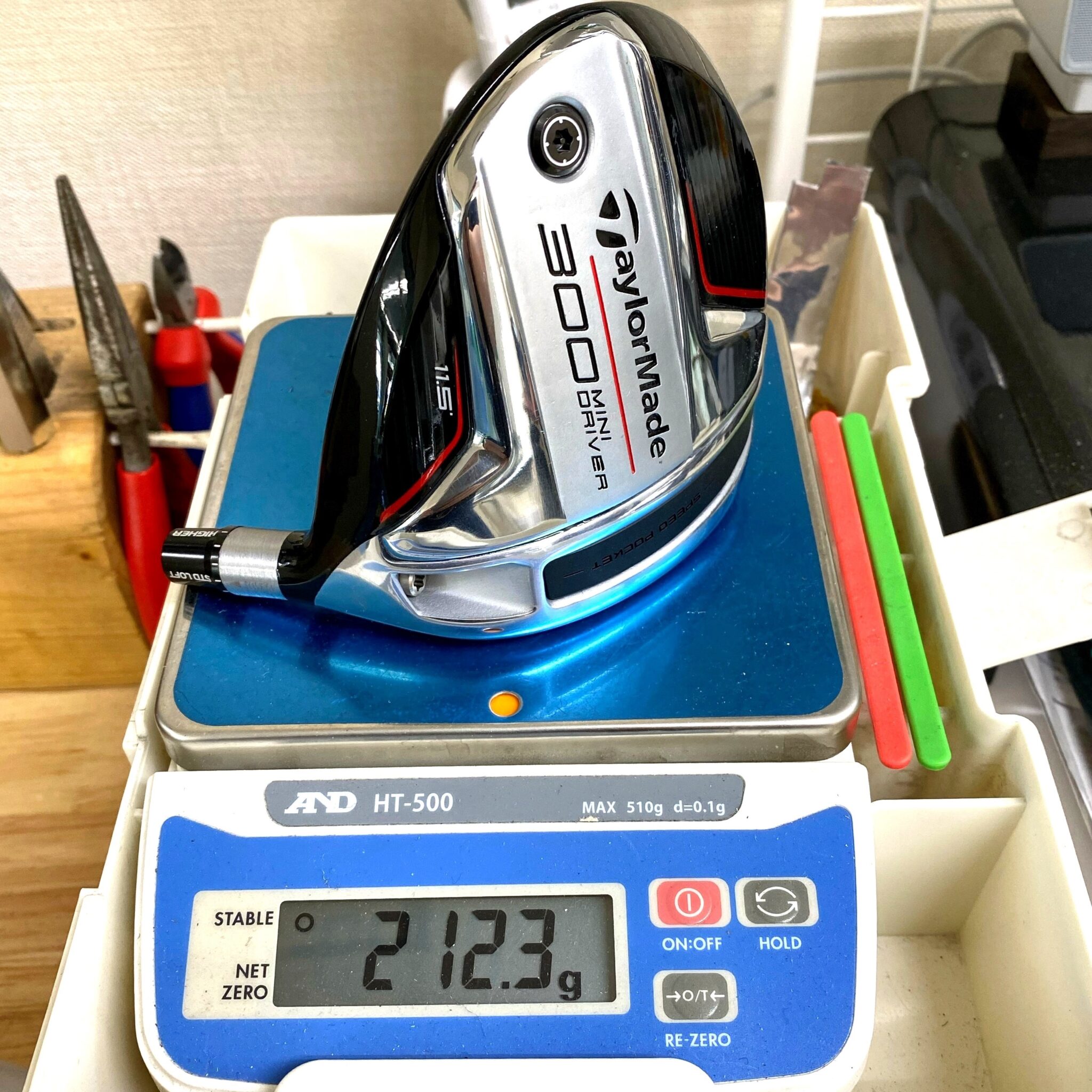 5906【TaylorMade】300 MINI DRIVER 11.5度 ヘッド単品 ヘッドカバー